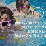 西猪名公園ウォーターランド２０２４年はいつから？混雑状況や何歳から何歳まで楽しめるかも！